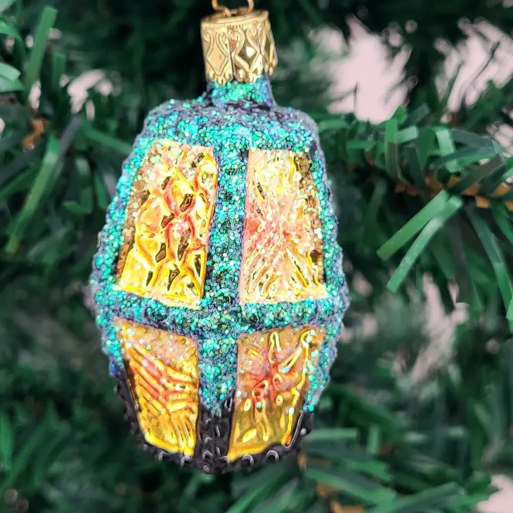 Inge Glas OWC Halloween 3732 Halloween Lantern German Glass Old World Christmas